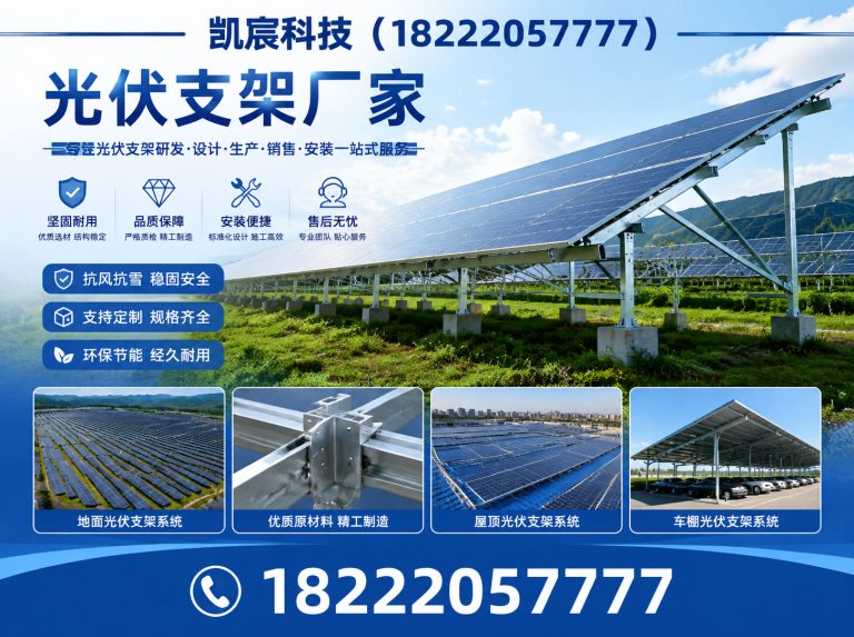 津南区光伏支架研发制造展示图
