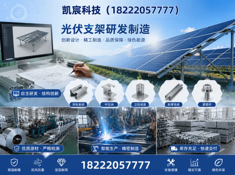 津南区光伏支架展示图